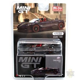 MINI GT 1:64 Scale USA MiJo Toys Exclusive Pagani Roadster (Black) - Left Hand