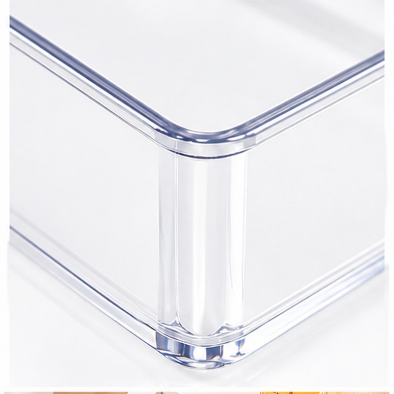 Clear Plastic Drawer Organizers for Makeup, Jewelry & Office Supplies