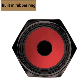 4PCS American Flag Tire Valve Stem Caps, Car Tire Valve Stem Caps, Universal Stem Covers for Cars, SUVs, Bike, Bicycle, Trucks, Motorcycles (Black C)