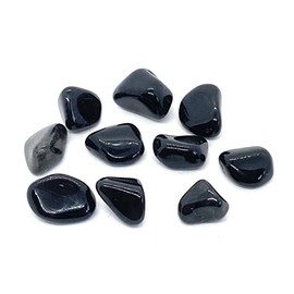 Black Onyx Mini Tumbled Stones - 10 Pc
