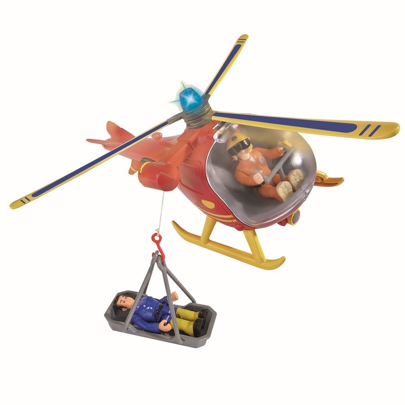 Speelgoed 79403 Fireman Sam Helicopter Play Set, Multi