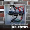 OHLECTRIC Insulated Wire Connector 3 Port Dual Side Entry for
