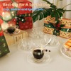 GURUDAR Glass Espresso Shot Cups with Saucers Set of 6,