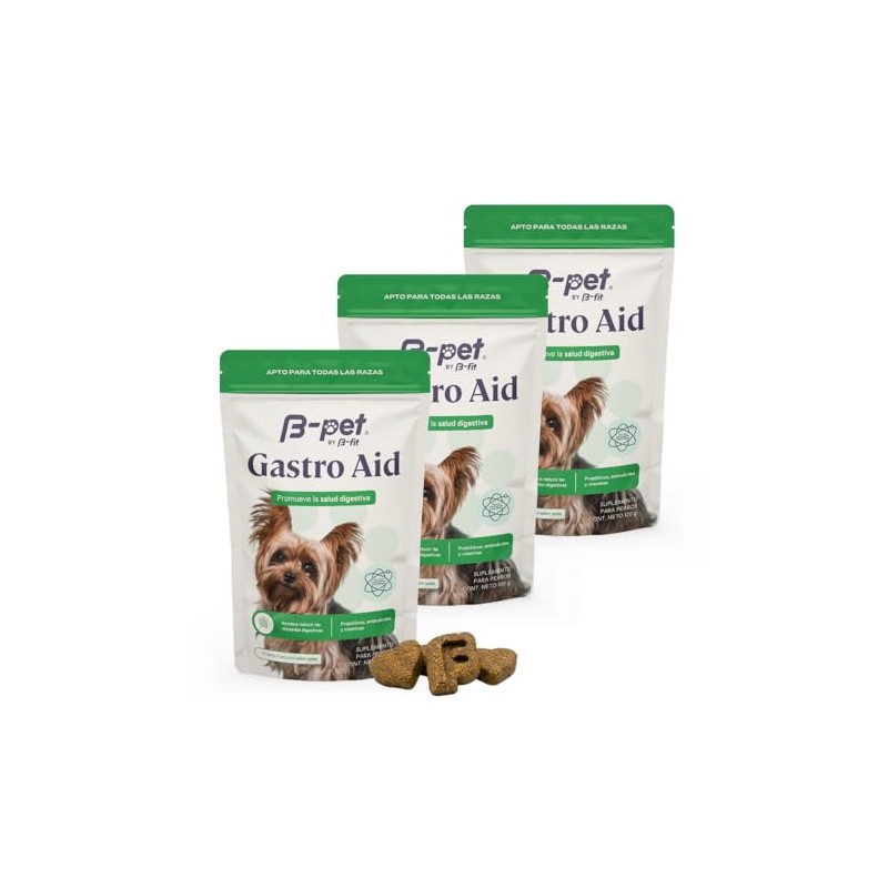 B-Pet Gastro Aid - Probióticos para Perro con Inulina |