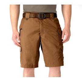 5.11 Tactical Men's Taclite Pro 11" Ripstop Shorts, Adjustable Waistband, Style 73308ABR, Battle Brown, Men's 30 Regular