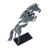 Metal Horse Statue Unique 3D Design Iron Decorative Running Horse