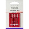 HONEYSEW Pack of 5PCS for Bernina Microtex Sewing Machine Needles 130/705 H-M 0361567001(Microtex 80)