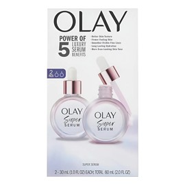 Pack 2 Olay Super Serum Luxury 5 Beneficios 30ml Cu Momento De Aplicación Díanoche Tipo De Piel Mixta