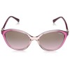 Vogue Eyewear Women's Vo5229sb Oval Sunglasses, Transparent Light Pink Gradient
