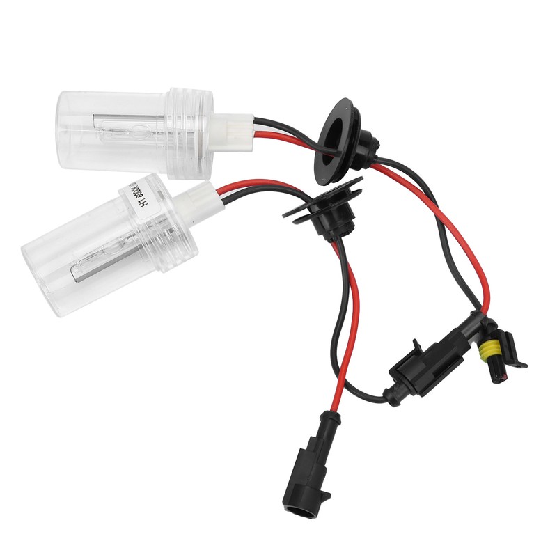2Pcs Headlight Xenon Bulbs HID Lamp Replacement 100W 8000K H1