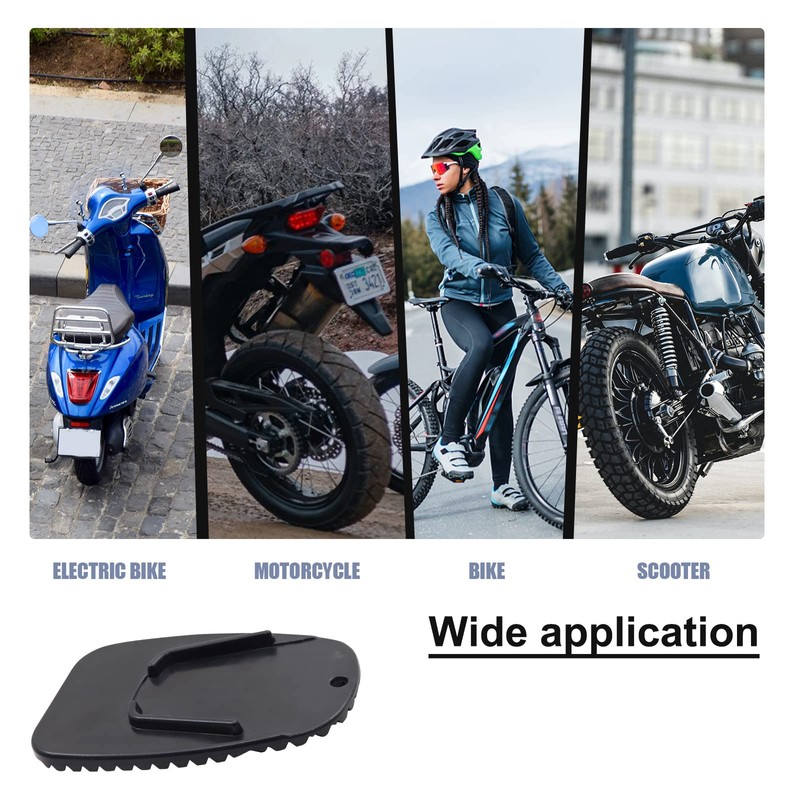 Aoling Bike Stand Coaster Kickstand Plate Pad End Side Stand