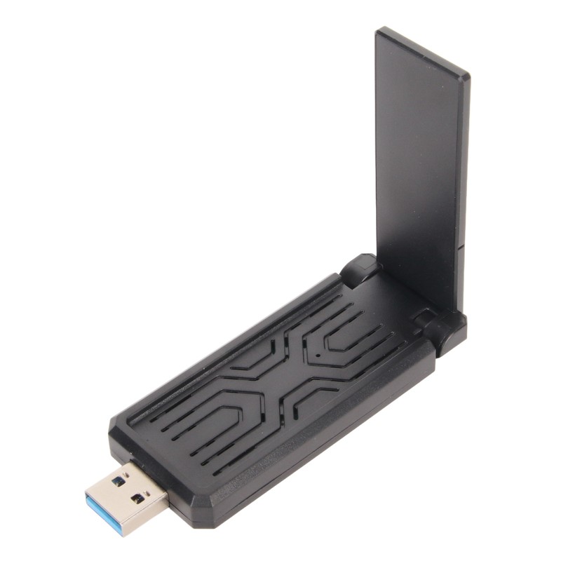 WiFi 6E Network Adapter 5400Mbps USB Network Card with Triple
