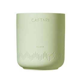 CAFTARI Luxury Aromatherapy Candle | Bergamot, Mandarin & Tea Accord Scented | 60 Hour Burn | Clean Coconut Soy Wax | Vegan, Gift-Ready Candle for Uplifted Mood, Energy & Home Spa Feel | Elixir