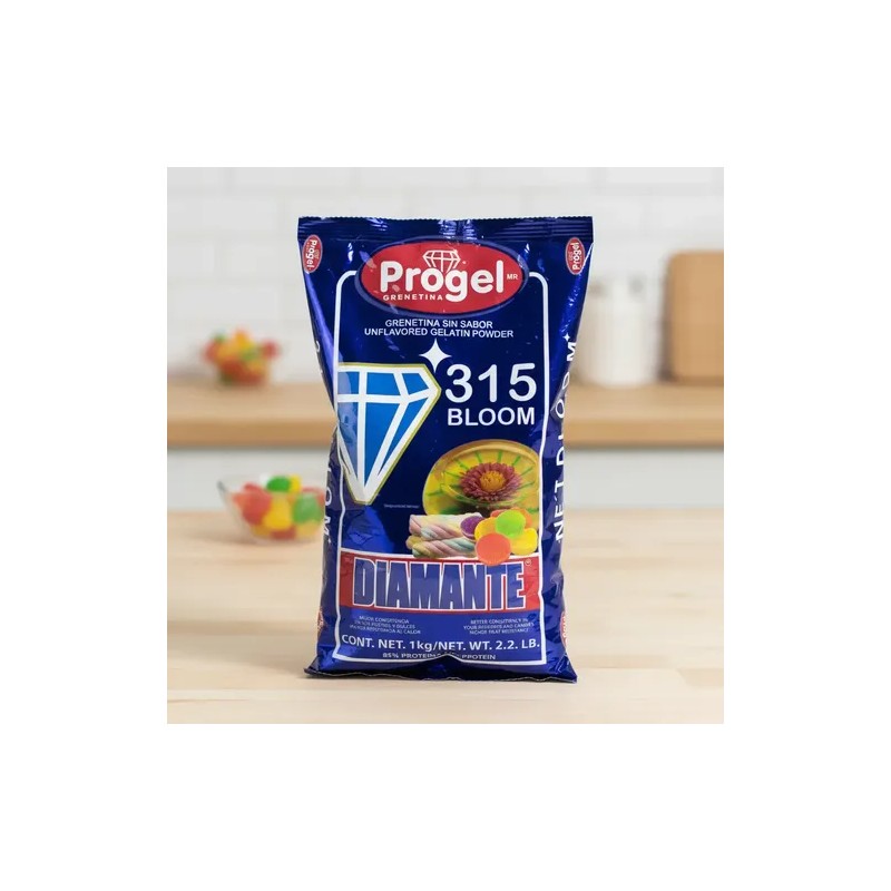 Grenetina Progel Diamante En Polvo 315 Bloom 1 Kg