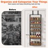 Aquzee Heavy Duty Pantry Door Organizer, 6-Tier Over the Door