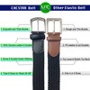 CHCSTAR Braided Elastic Leather Men Belt - Stretch Casual Belt