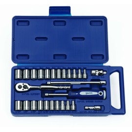 Williams 50672 1/4 Drive Socket and Drive Tool Set, 27-Piece