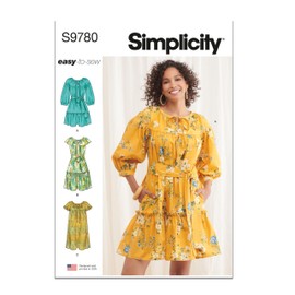 SIMPLICITY SS9780U5 Misses' Dresses U5 (16-18-20-22-24)