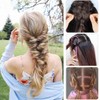 4Pcs Topsy Tail Hair Tool Hair Looping Tool Braiding with