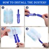 20PCS Flash Dust Magnet with 1 Flash Duster - Disposable