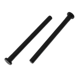 Maxmoral 4PCS Door Hinge Pins 3 inch for Replacing Interior Door Interior Security Ideal for Repairing and Replacing self-Closing Door Hinges Garage Door Kitchen Black