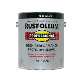 Rust-OLEUM 242251 Professional Gallon Flat Black Protective Enamel