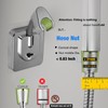 Handheld Shower Head Holder - 360 Swivel Adjustable - Large