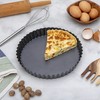 Premium Loose Base Quiche/Flan Pan - 26cm, Dishwasher Safe, Non-Stick,