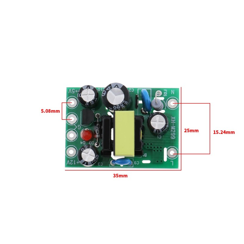 eMagTech XH-M299 Switching Power Supply Module Mini AC-DC Converter Module