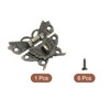 sourcing map Hasp Latch, 43 x 50mm Butterfly Decorative Retro