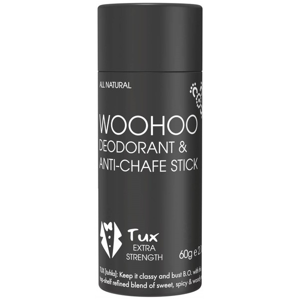 Woohoo Deodorant & Anti-Chafe Stick 60g - Tux - Discontinued Product