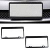 Universal License Plate Frames Composite Material License Plate Cover Locking