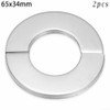 Stainless Steel Water Pipe Wall Covers Bathroom Shower Faucet Decorative