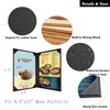 Restaurant Menu Covers Holders for 8.5 X 11 Inches, Double