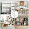 sourcing map 50Pcs Shelf Support Pegs, 5mm L-Shaped Bracket with