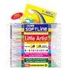 LITTLE ARTIST Twin Tip Brush Pens, MULTICOLOUR, Pack of 12