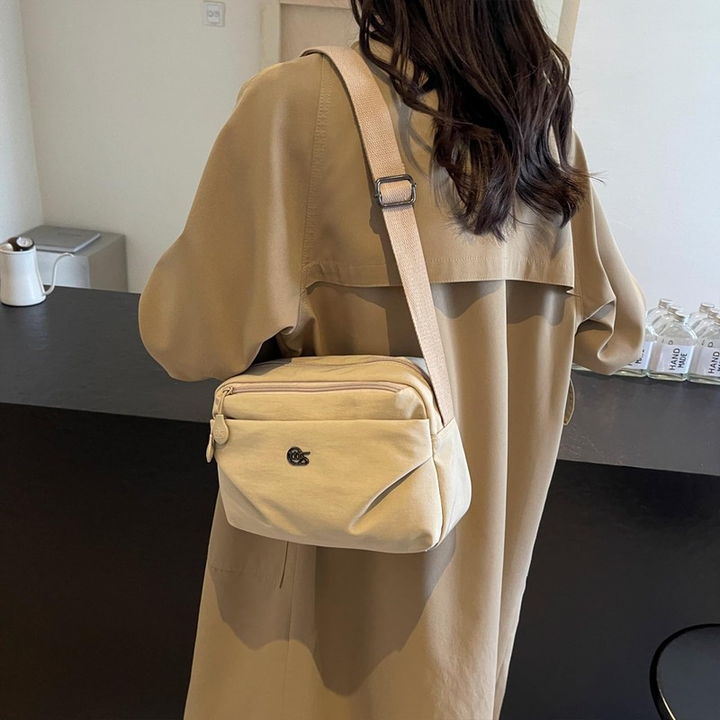 Eslcorri Crossbody Bags for Women, Small Nylon Shoulder Purse Casual