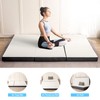 MUUEGM Tri-Fold Memory Foam Mattress, 4 Inch Twin Folding Mattress,