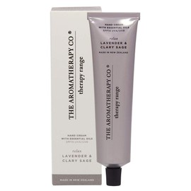 Aromatherapy Company Therapy Range Therapy Range, Hand Cream, Hand Cream, Lavender & Clary Sage Relax, Size: W 1.8 x D 1.9 x H 6.4 inches (45 x 47 x 162 mm), Contents: 2.5 fl oz (75 ml)