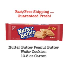 Nutter Butter Peanut Butter Wafer Cookies, 10.5 oz FREE SHIPPING