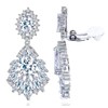 J's Select Women's Cubic Zirconia Earrings Accessories for Weddings, Bridals,