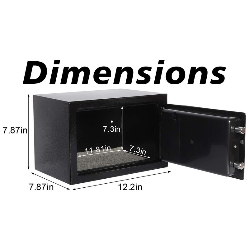 Electronic Safe with Digital Keypad, Program your own 3 to