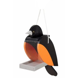 Hanging Bird-Shaped Bird Feeder Poly Plastic Amish-Made Oriole