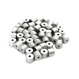 Aluminum Swage Stop for 3/32" Wire Rope Cable - Aluminum Cable Stop Sleeve for 3/32 Inch Wire Rope Swage Clip Aluminum Cable Crimp Sleeves Cable Stops 3/32" Aluminum Swage Sleeves (100)