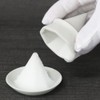 Octagonal Salt Set, Unglazed Octagonal Stiffener + Round Plate Set