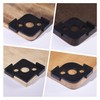 HERMIT TOOLS Pack of 4 Radius Jig Router Templates Corner