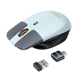 MBLUE Wireless Mouse, 2.4G Lightweight Wireless Mouse Ergonomic Optical Mouse, with USB Receiver Computer Mouse for Phone, Computer, Laptop, PC, Desktop, MacBook