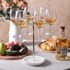 Wine Glass Holder, 6 Hooks Marble Base Stemware Rack Freestanding