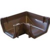 Raingo 6.8 in. H x 5 in. W x 6.8 in. L Brown Vinyl Gutter Corner