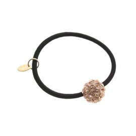 VINGTAINE H7491-PC Rhinestone Ball Hair Elastic Bijou Hair Accessory Simple